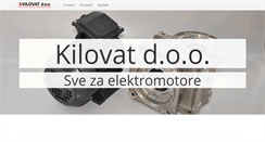 Desktop Screenshot of kilovat.hr